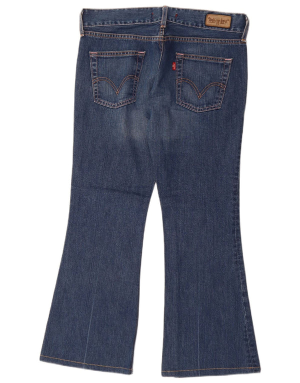 Levi's Damen Marissa Bootcut-Jeans mit quadratischem Schnitt, W31 L30, blaue Baumwolle