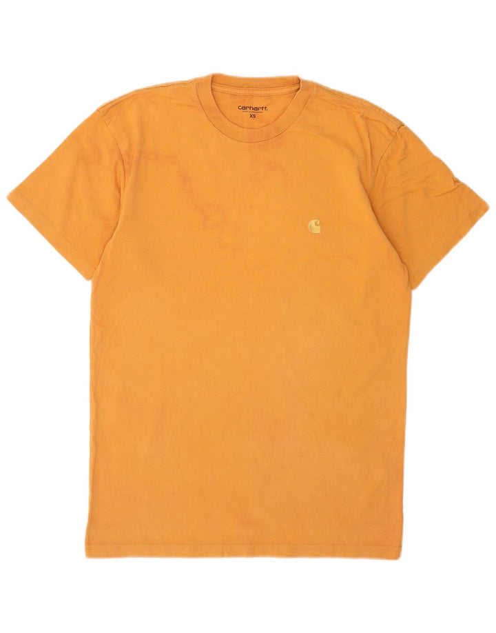Carhartt Herren T-Shirt Top XS Orange Baumwolle