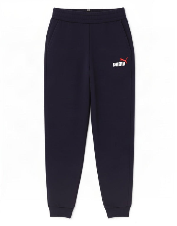 Puma Jungen-Trainingshose, Jogginghose, 13–14 Jahre, marineblaue Baumwolle