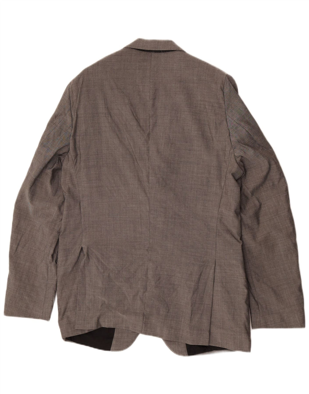 Calvin Klein Herren 2-Knopf-Blazerjacke IT 56 3XL Graue Wolle