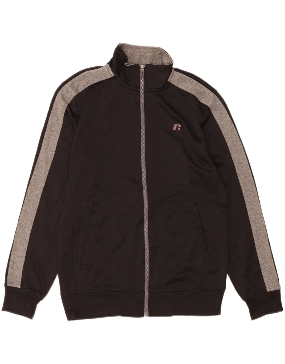 RUSSELL ATHLETIC Mens Tracksuit Top Jacket UK 34/36 Small Black Vintage Russell Athletic and Second-Hand Russell Athletic from Messina Hembry 