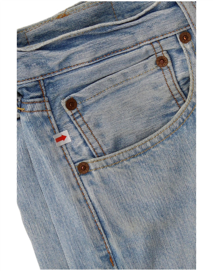 Levi's Herren 501 Straight Jeans W32 L30 Blaue Baumwolle