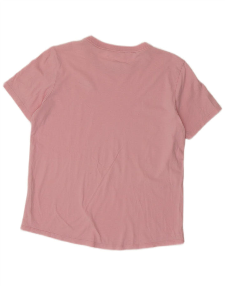 Nike Damen T-Shirt Top UK 10 Small Pink