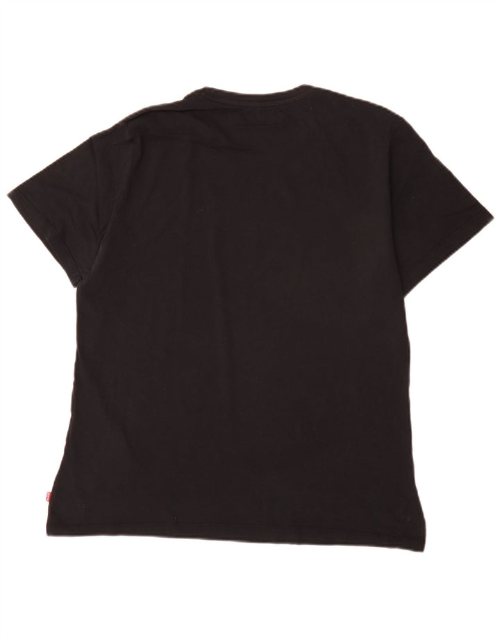 Levi's Herren-T-Shirt mit Grafik, mittelschwarze Baumwolle