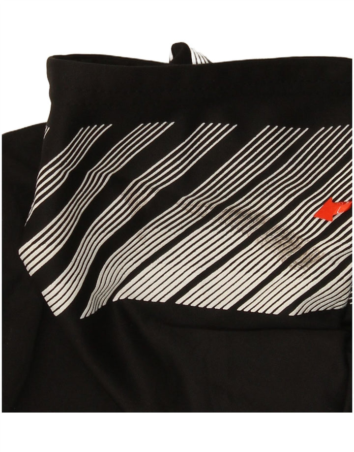 PUMA Mädchen-Kapuzenpullover mit grafischem Reißverschluss, 7–8 Jahre, Größe S, Schwarz, Polyester