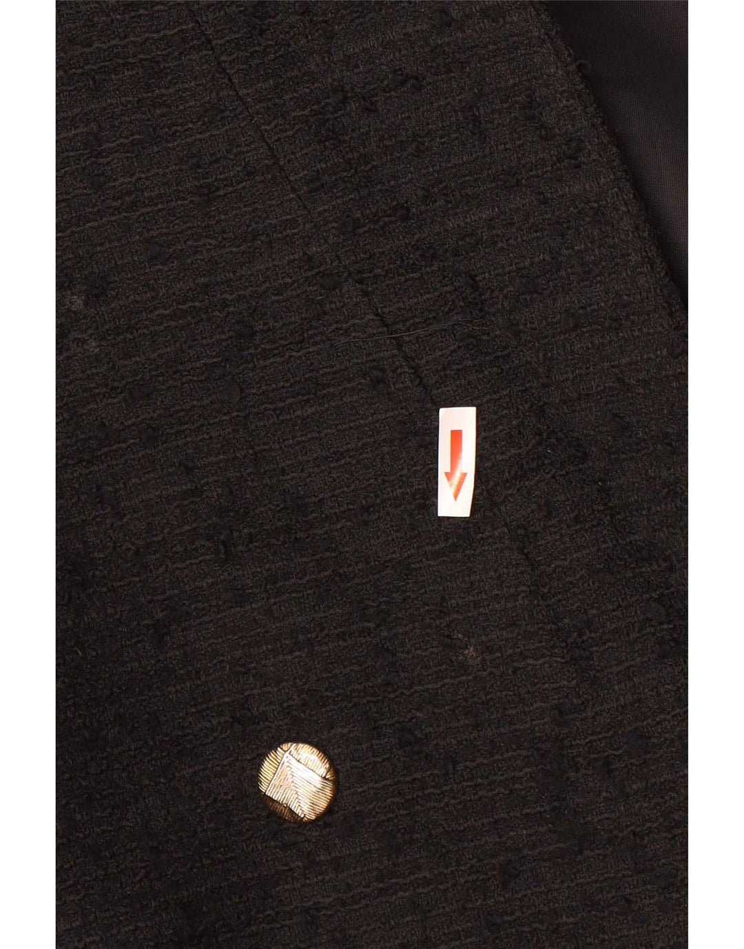 Zweireihiger Herren-Blazer von Zara, Gr. 36, Größe S, schwarz geflecktes Polyester