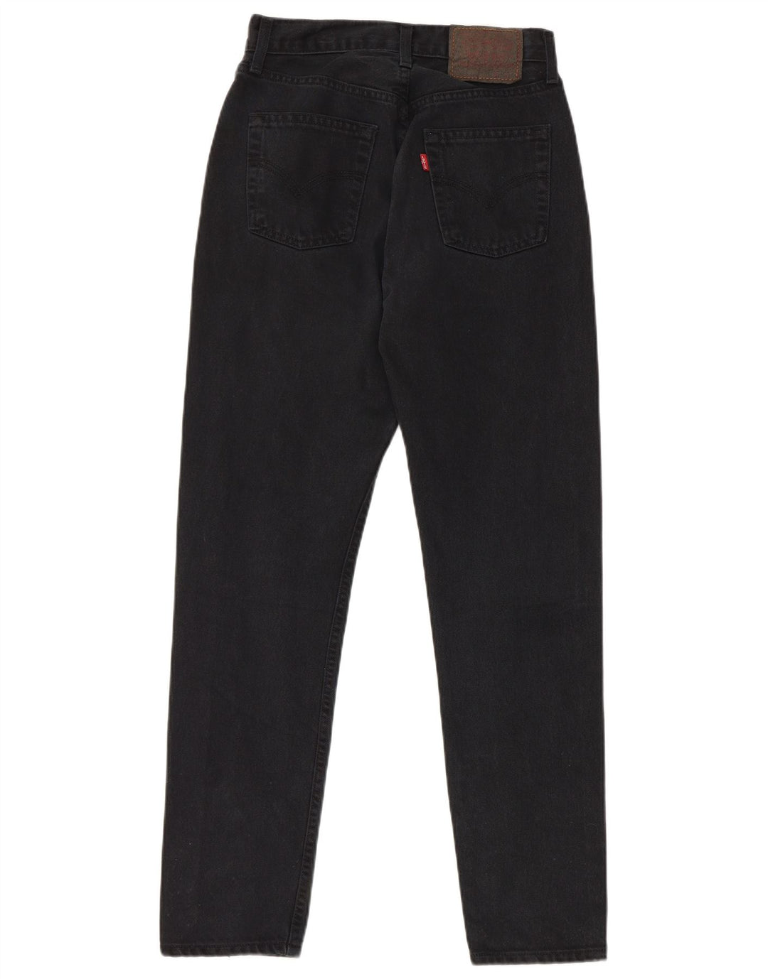 LEVI'S Womens Slim Jeans W29 L30 Black Cotton