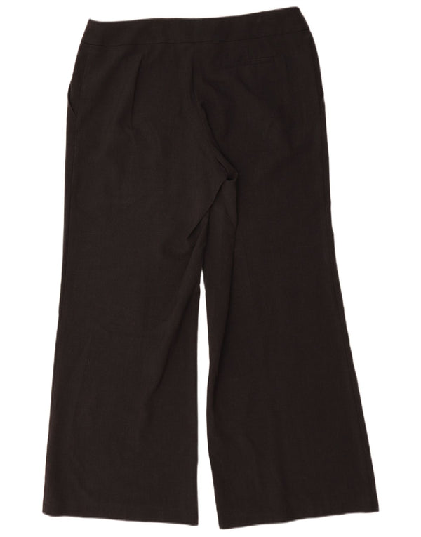 Marks & Spencer Damen-Chinohose mit weitem Bein, UK 16, Größe L W36 L32, Grau
