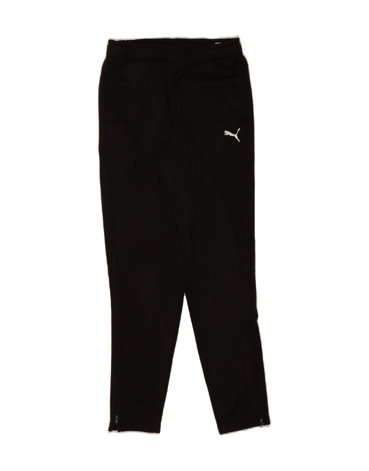PUMA Boys Tracksuit Trousers 11-12 Years  Black Polyester Vintage Puma and Second-Hand Puma from Messina Hembry 