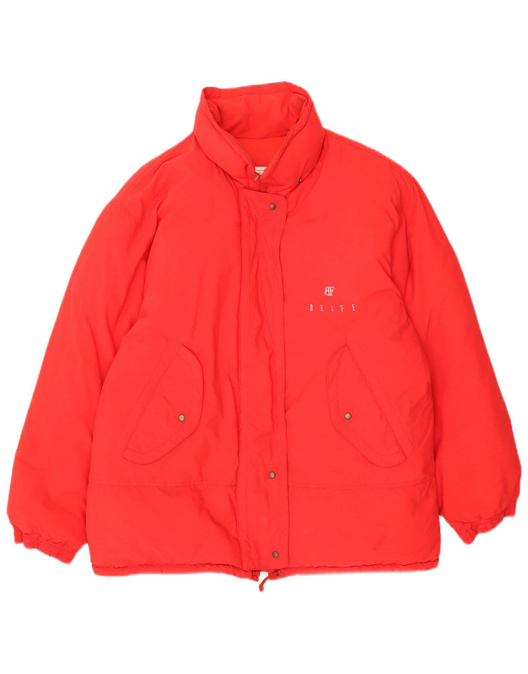 Belfe & Womens Übergroße wattierte Jacke UK 16 Large Rot