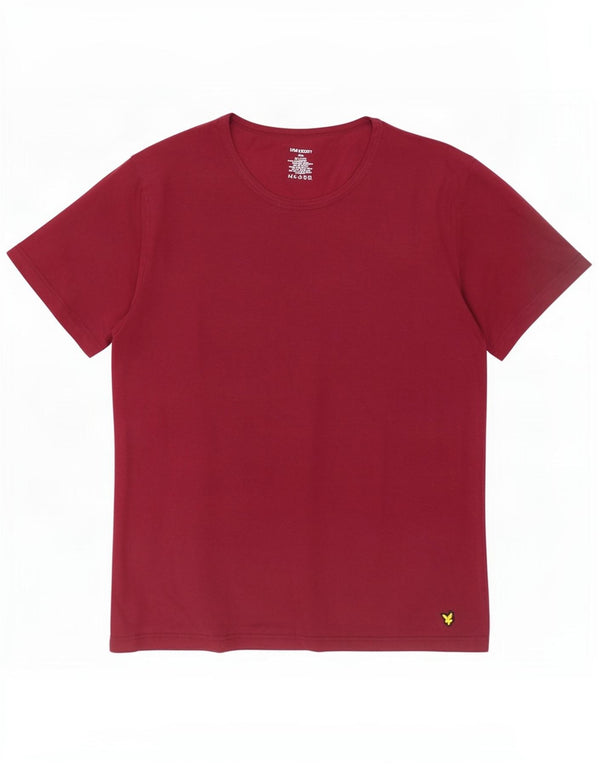 Lyle & Scott Damen T-Shirt Top UK 20 2XL Kastanienbraun Baumwolle