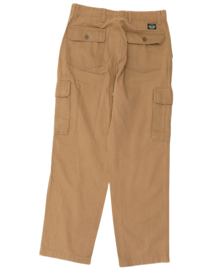 Dockers Gerade Herren-Cargohose W31 L30 Braune Baumwolle