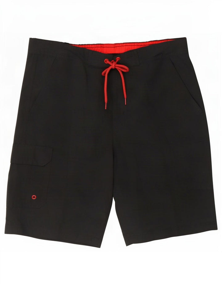 Mountain Warehouse Herren-Badeshorts, mittelschwarz, Polyester