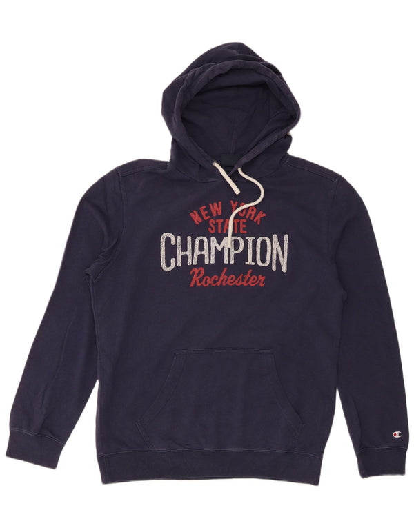 Champion Herren Rochester Graphic Hoodie Pullover Medium Marineblau Baumwolle