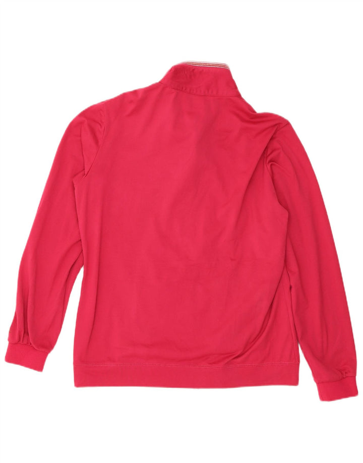 Champion Damen-Trainingsanzug-Oberteil mit einfacher Passform, UK-Gr. 14, Größe L, Rosa, Polyester