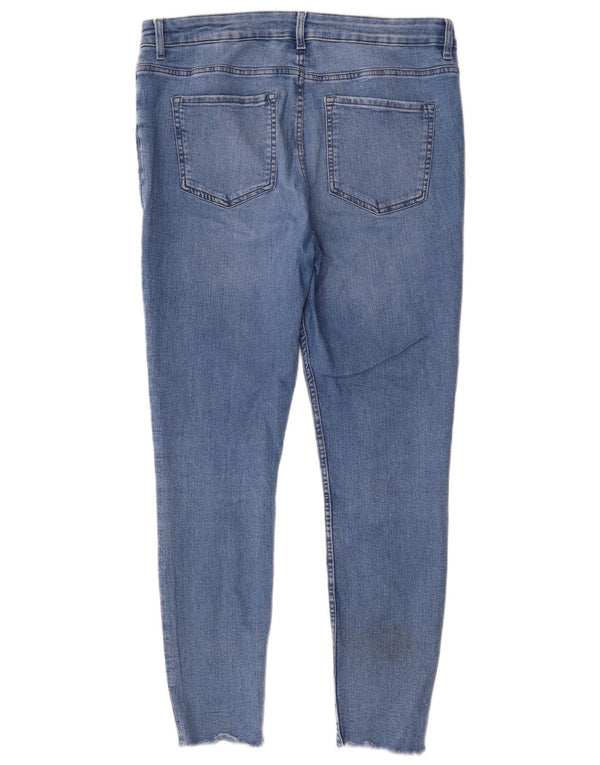 Marks & Spencer Damen The Ivy Skinny Jeans UK 16 Large W36 L29 Blaue Baumwolle