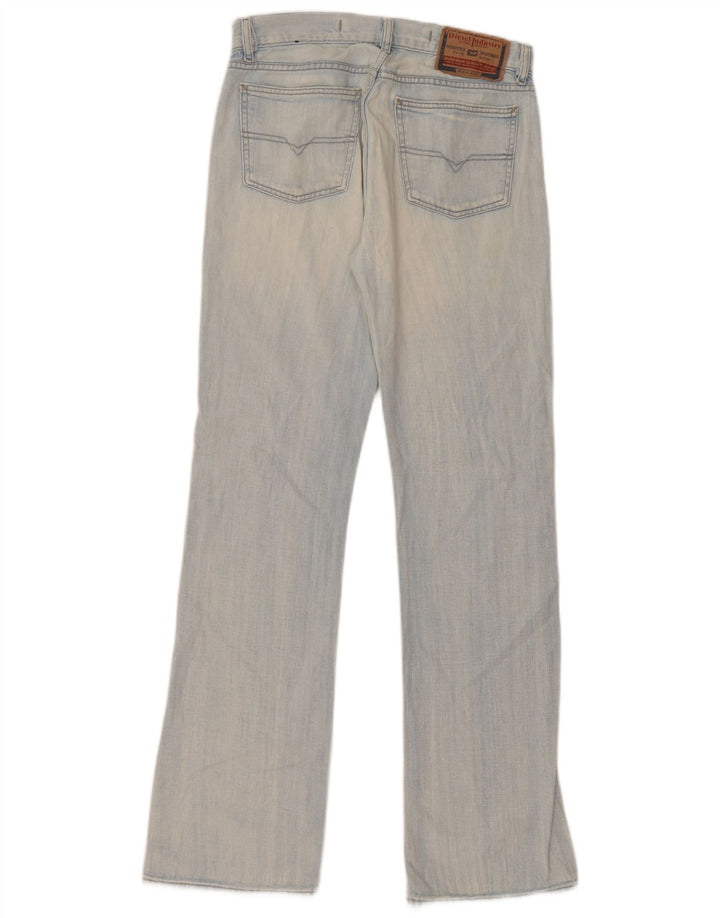 Diesel Damen Straight Jeans W32 L34 Blaue Baumwolle