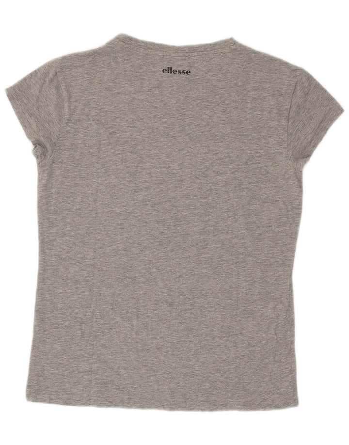 Ellesse Damen Grafik T-Shirt Top UK 18 XL Grau