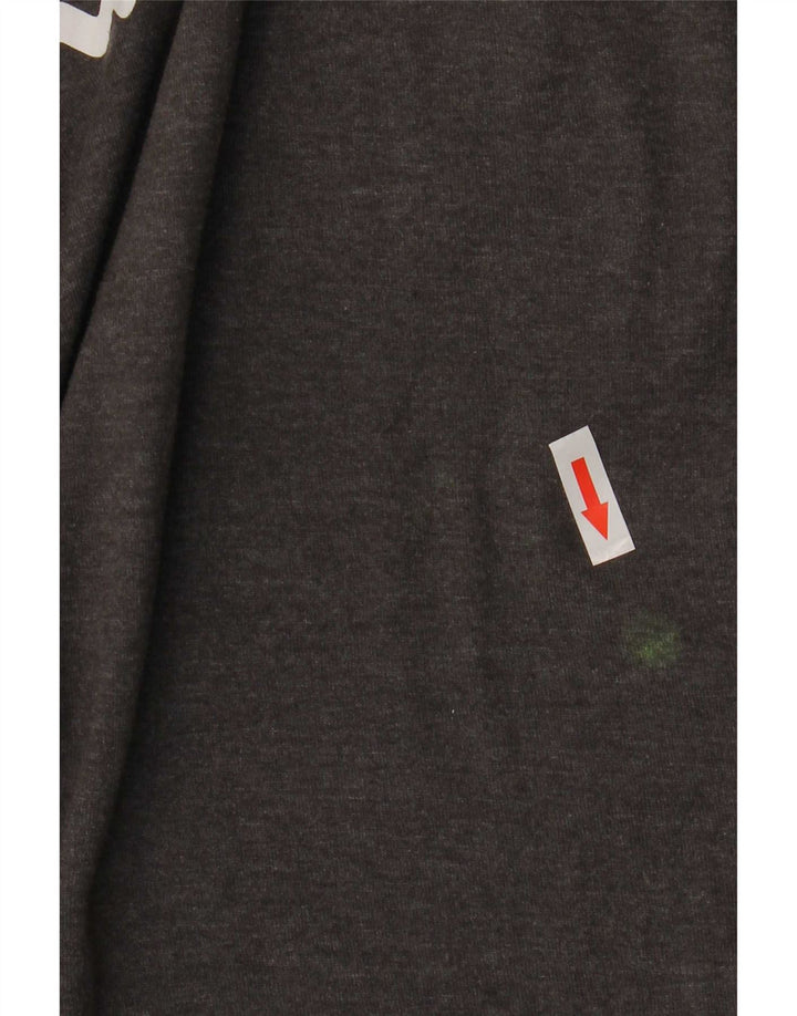 Champion Herren Grafik-T-Shirt-Oberteil Mittelgrau