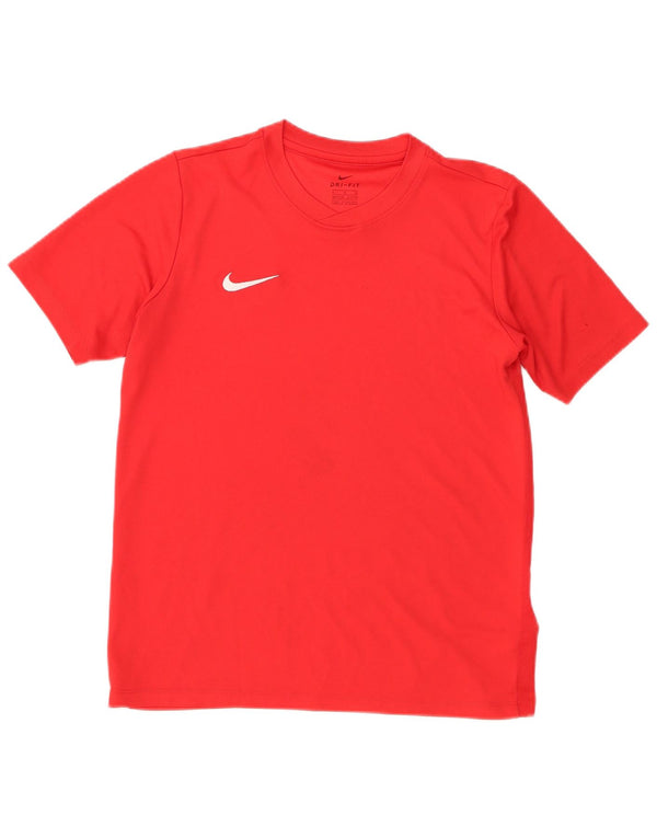 Nike Jungen T-Shirt Top 13-14 Jahre XL Rot Polyester Sport