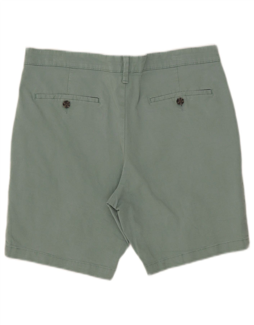 Marks & Spencer Herren-Chinoshorts W34 Large aus grüner Baumwolle