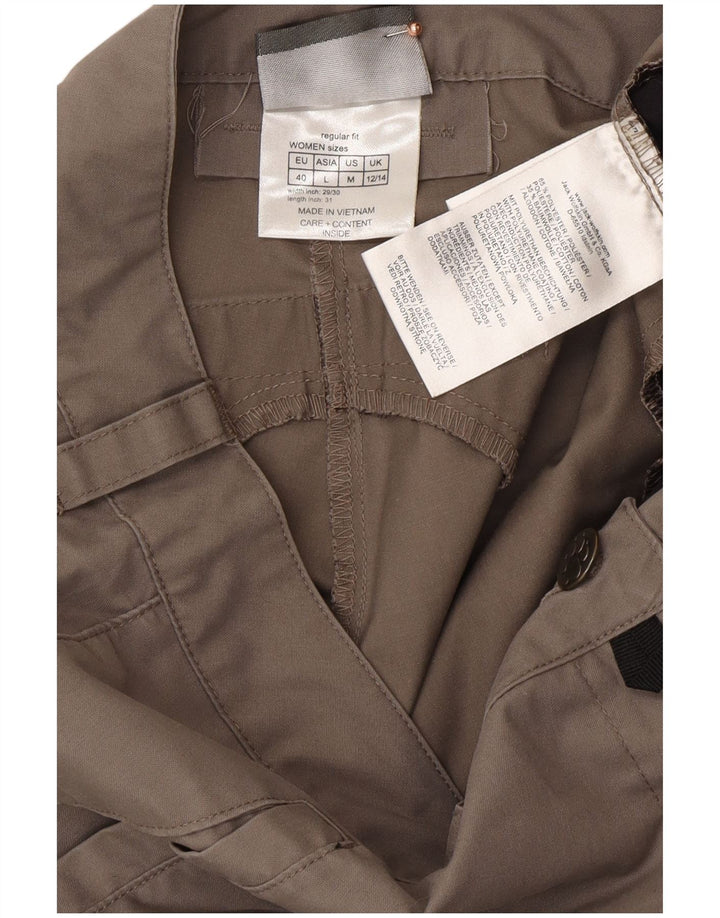 JACK WOLFSKIN Damen Cargohose UK 12/14 Medium W30 L30 Grau
