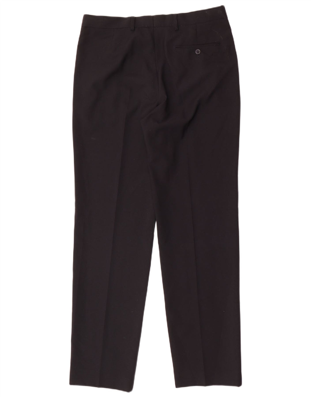 Marks & Spencer Herren-Anzughose mit normaler Passform, W34 L33, marineblaues Polyester