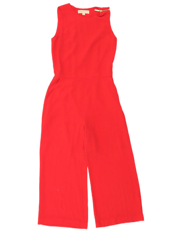 MICHAEL KORS Damen Ärmelloser Overall US 00 2XS Rot