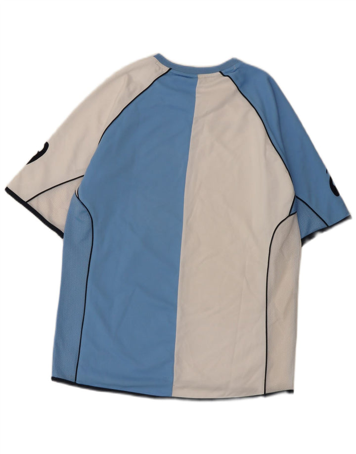 Asics Herren Grafik-T-Shirt-Oberteil Mittelweißes Colourblock-Polyester
