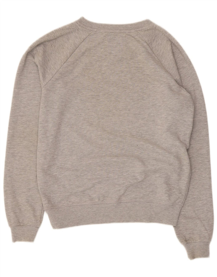 Superdry Damen Grafik-Sweatshirtpullover UK 10 Small Grau meliert