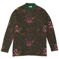 Rollkragenpullover für Damen von Andrea Mare, Gr. 14, mittelgrün, Paisleymuster