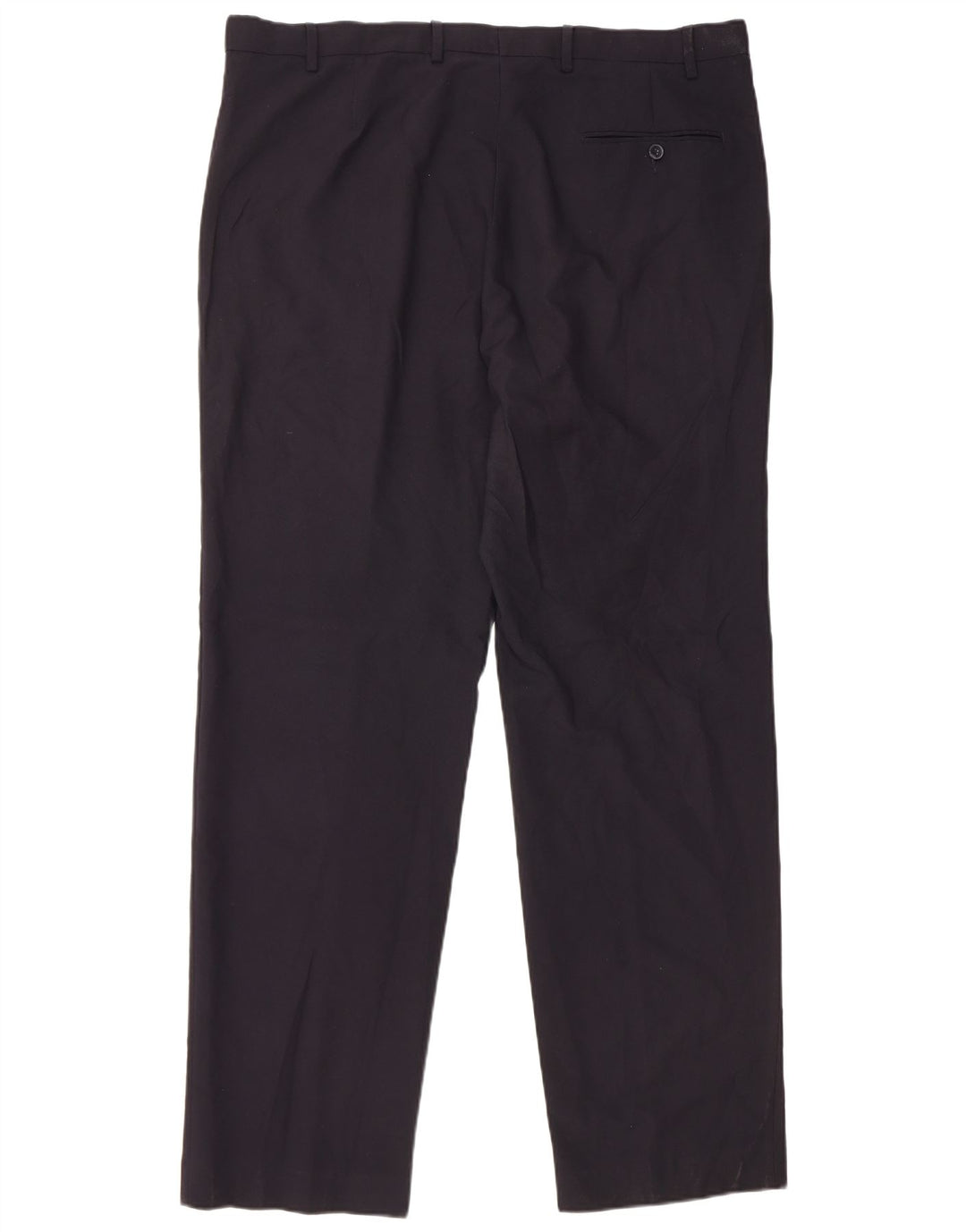 Marks & Spencer Herren-Anzughose mit normaler Passform, W40 L33, marineblaues Polyester