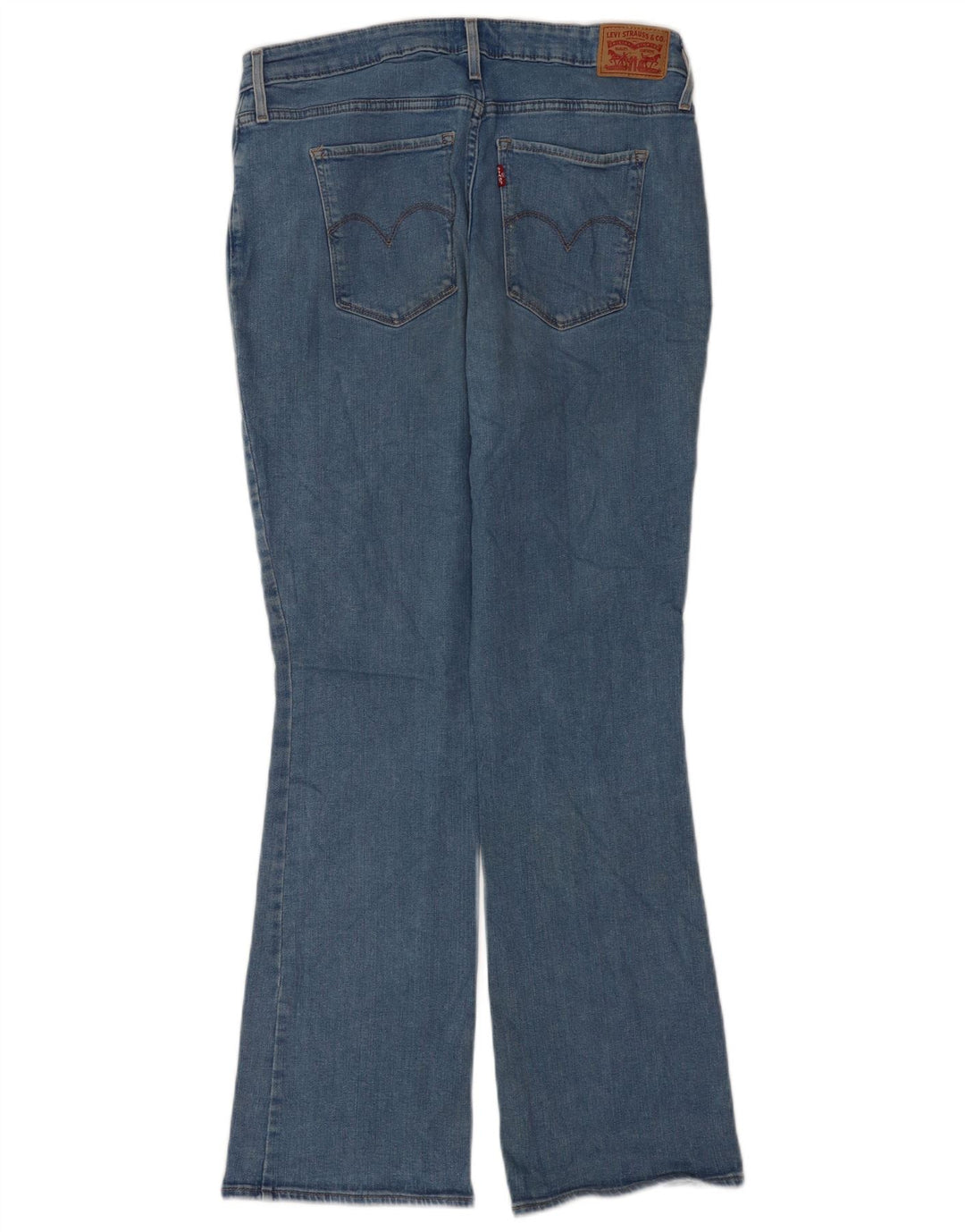 Levi's Damen 725 Bootcut-Jeans mit hohem Bund, W33 L32, blaue Baumwolle