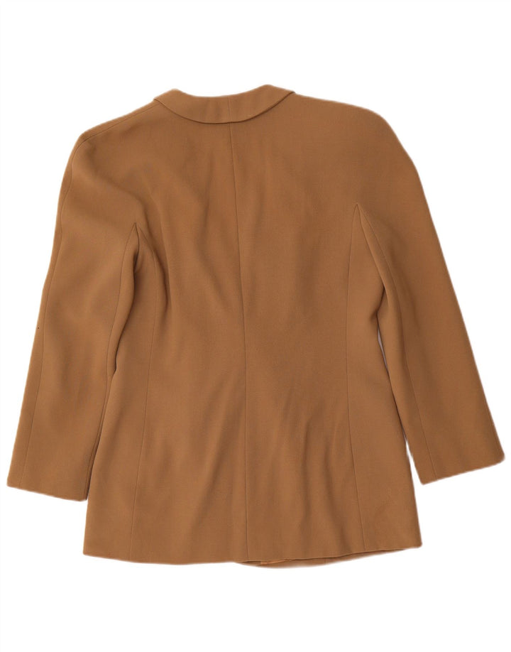 Giorgio Armani Damen Blazerjacke EU 40 Mittelbeige