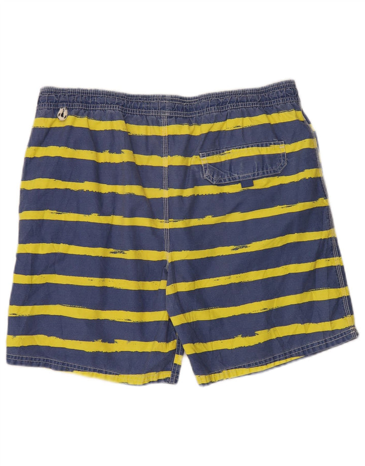 BODEN Herren-Badeshorts, groß, blau gestreift