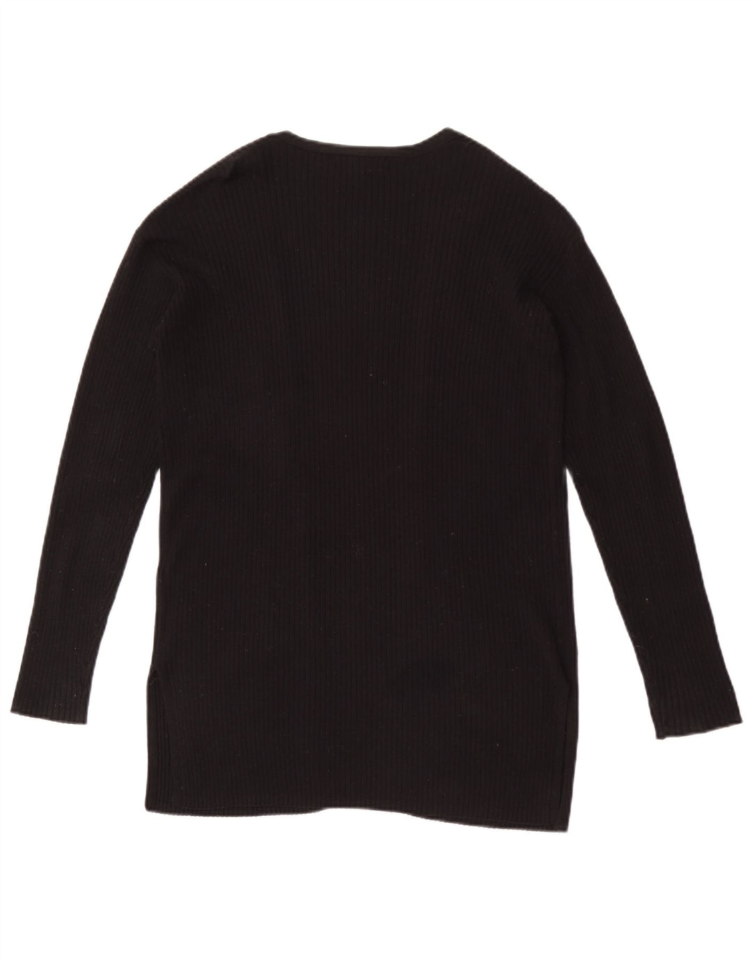 Marks & Spencer Damen Übergroßer offener Cardigan-Pullover UK 6 XS Schwarz