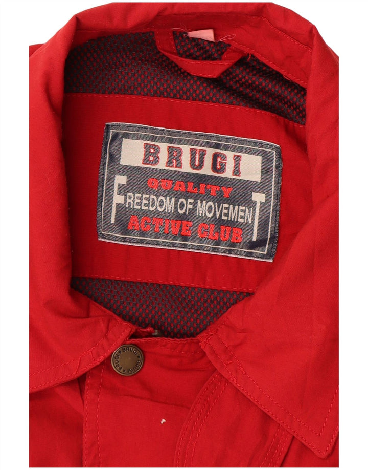 BRUGI Herren Bomberjacke IT 52 XL Rot Polyester
