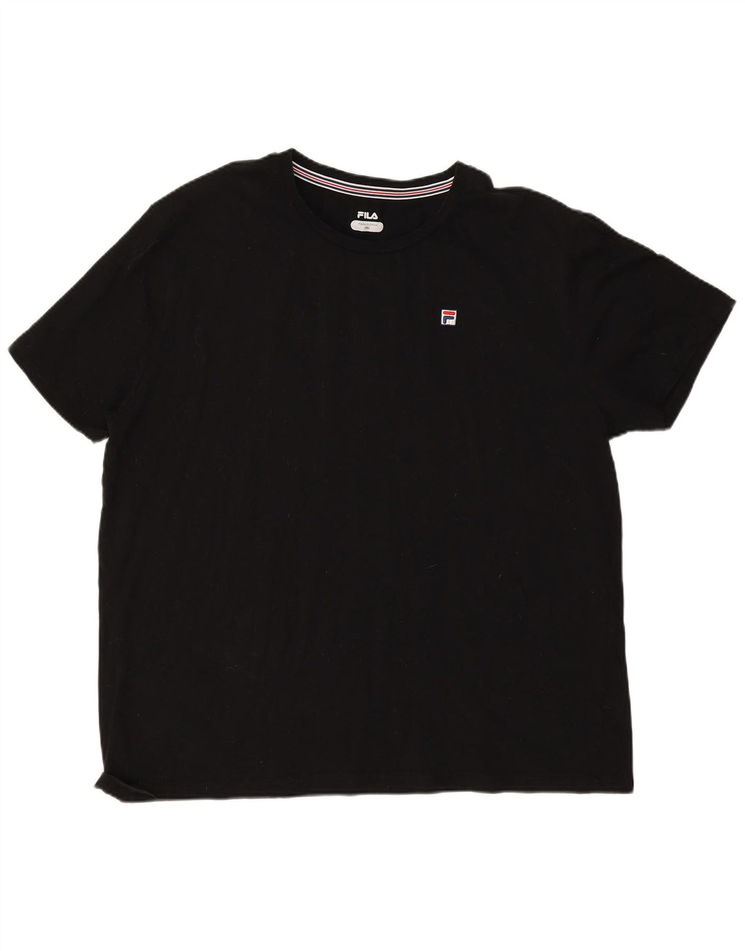 Fila Herren T-Shirt Top 3XL Schwarz Baumwolle