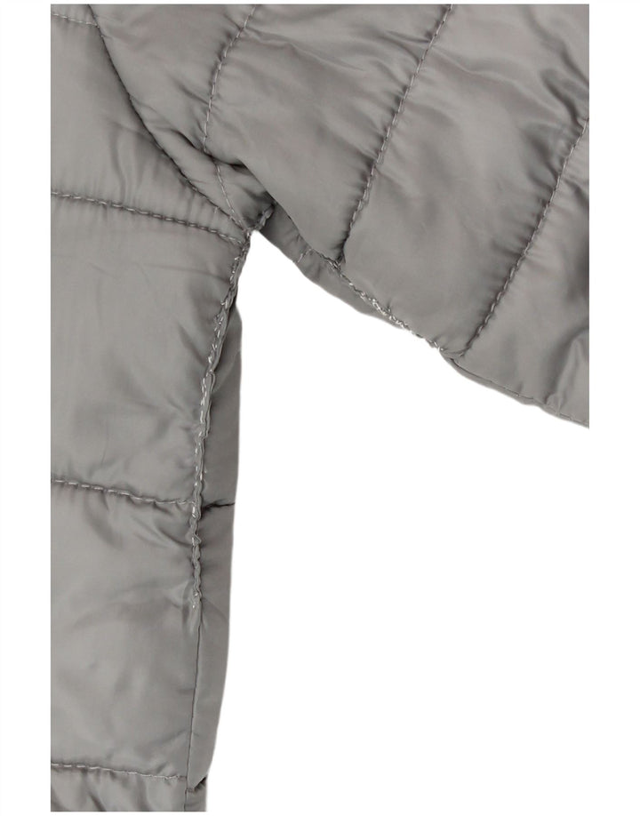 Peckott Damen Heritage Wattierte Jacke IT 42 Mittelgraues Polyester