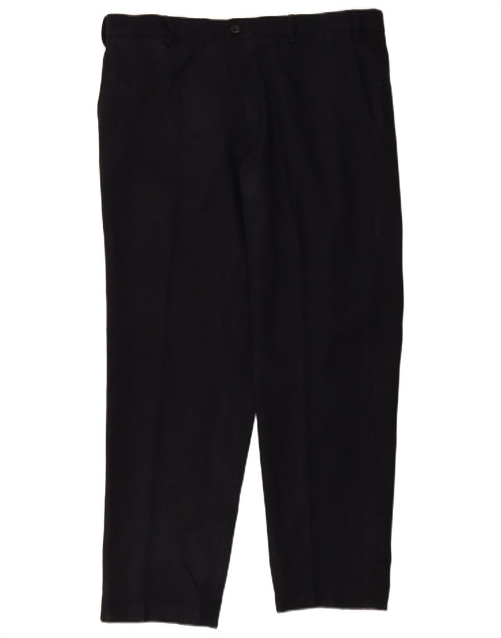 Marks & Spencer Herren-Chinohose, normal, W38, L29, Marineblau, Polyester