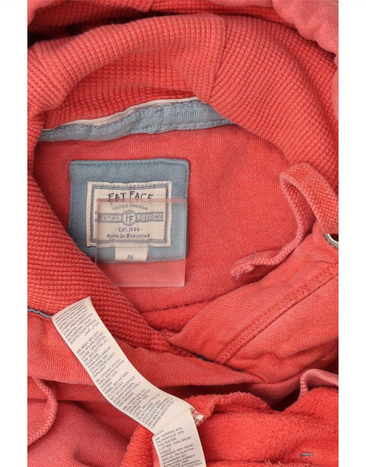 Fat Face übergroßer Damen-Kapuzenpullover, UK-Größe 14, mittelrot, Baumwolle