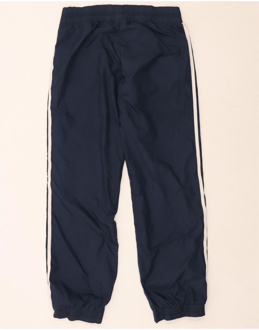 ADIDAS Damen Trainingshose Jogger UK 10 Small Marineblau Polyamid