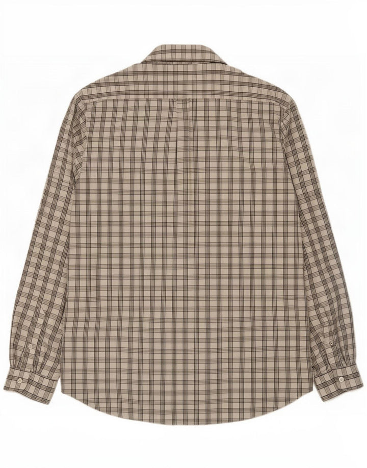 Fila Herrenhemd 2XL weiß kariert Baumwolle