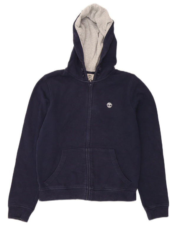 TIMBERLAND Jungen-Kapuzenpullover mit Reißverschluss, 11–12 Jahre, XS, Marineblau, Baumwolle