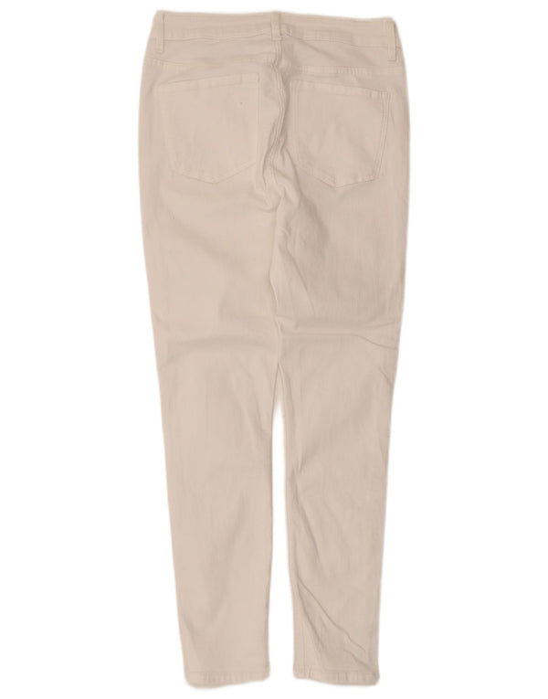 Marks & Spencer Damen The Ivy Skinny Jeans UK 12 Medium W30 L28 Weiß