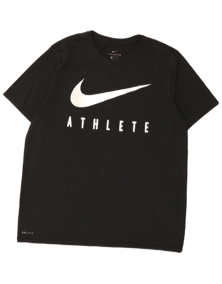 Nike Herren Dri Fit Graphic T-Shirt Top XL Schwarz