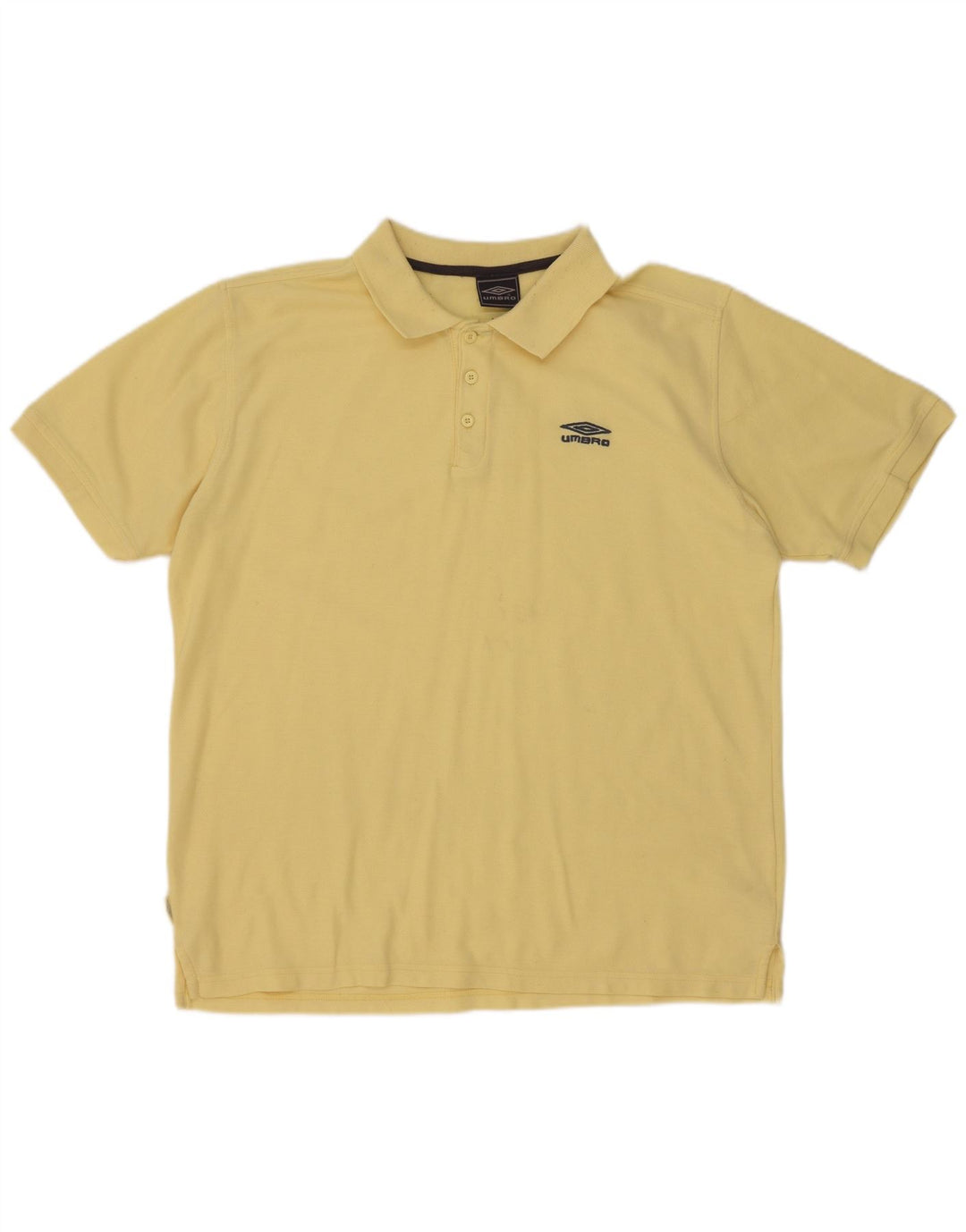 Umbro Herren Poloshirt XL Gelb Polyester