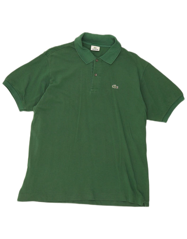 Lacoste Herren Poloshirt Größe 6 XL Grüne Baumwolle