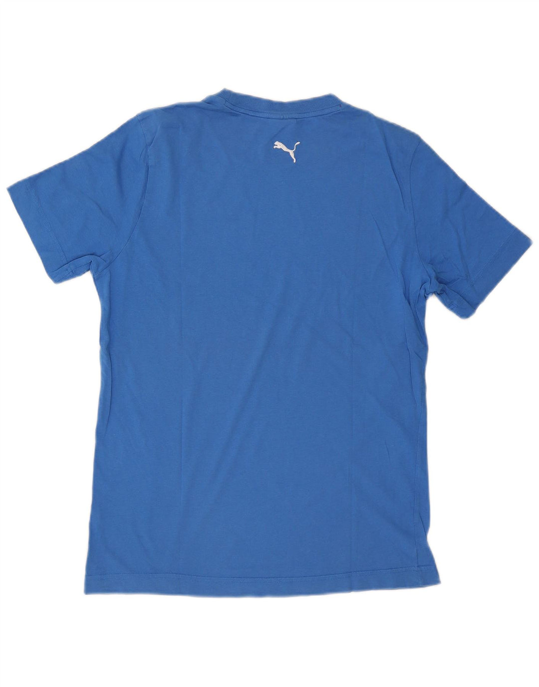 Puma Herren Grafik-T-Shirt-Oberteil Mittelblau