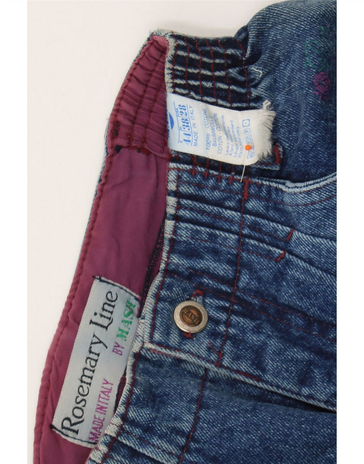 MASH Womens High Rise Tapered Jeans IT 44 Medium W26 L30 Blue Cotton Vintage Mash and Second-Hand Mash from Messina Hembry 